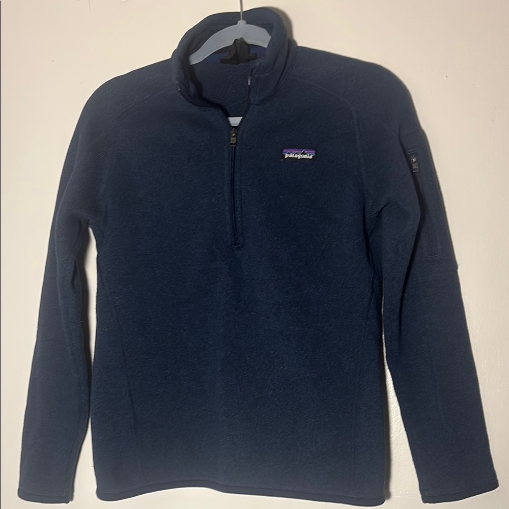Patagonia Navy Blue Fleece Pullover